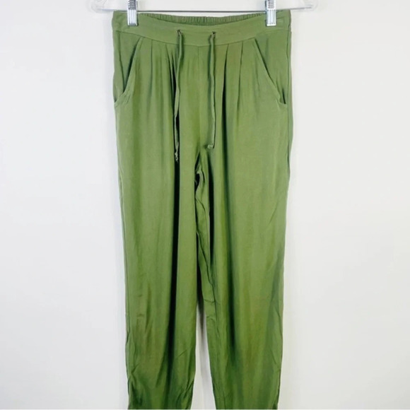 PRIMARK Olive Green Jogger Pants Size 4‎ - Picture 2 of 5